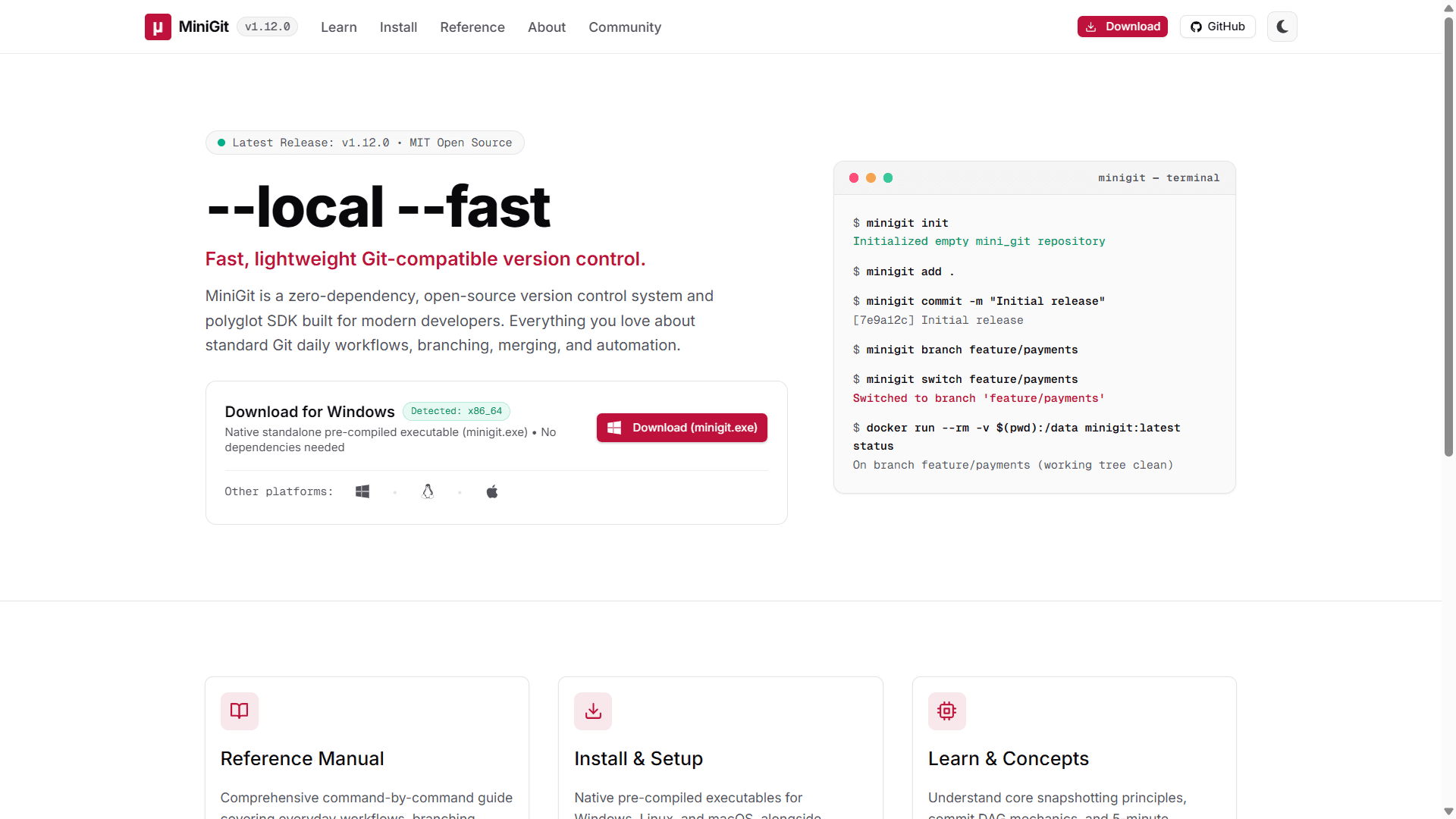 MiniGit - Distributed Version Control System image 2