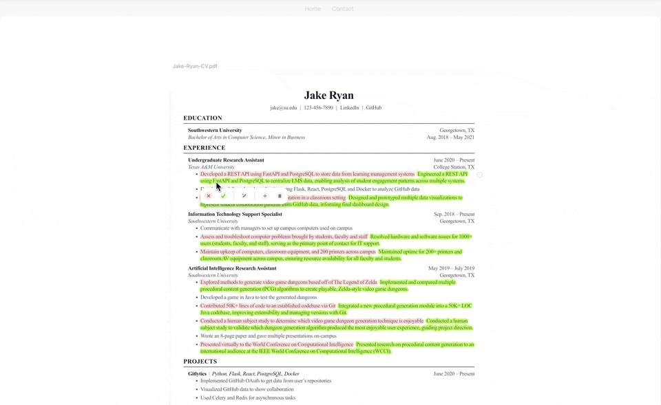 Cracked Resume—AI FAANG Resume Reviewer image 3