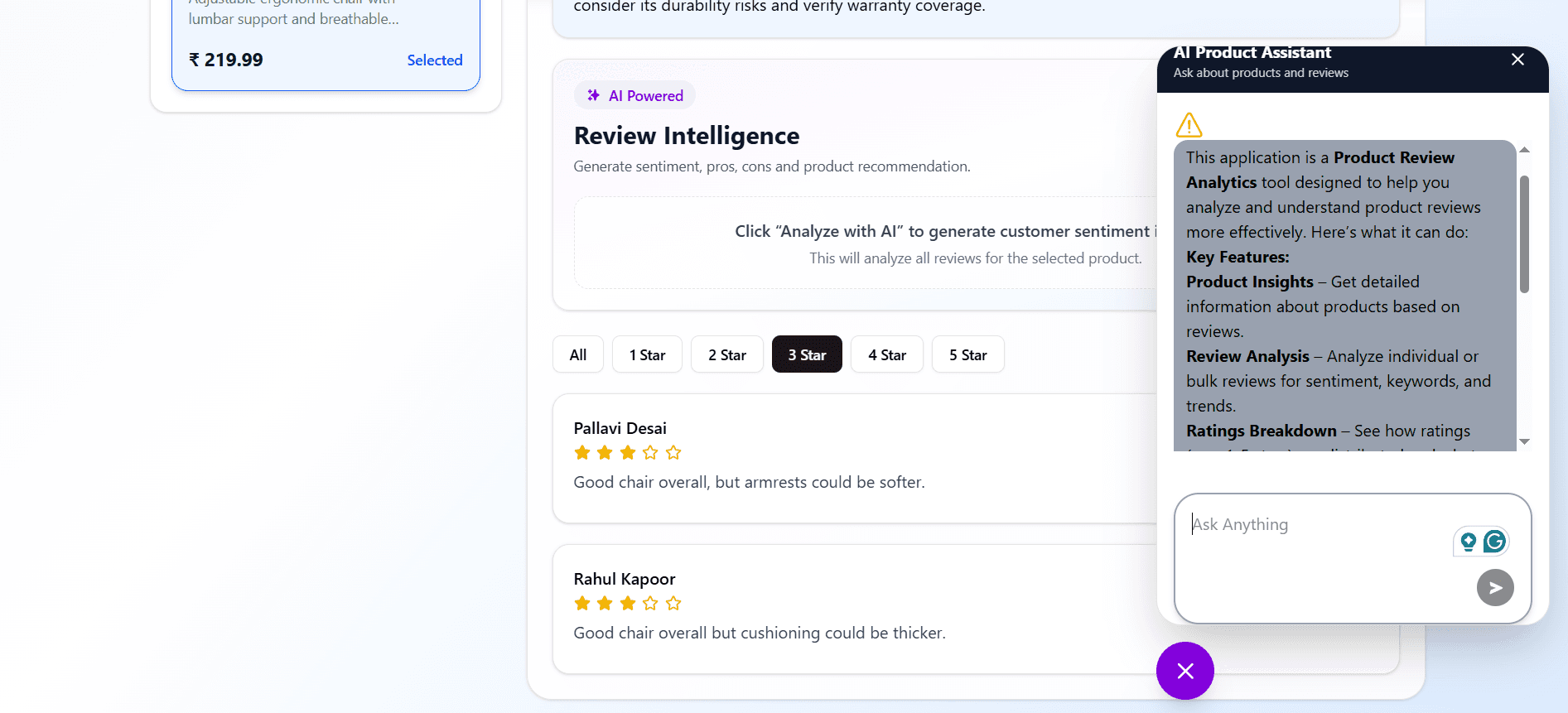 Product Review Analytics Platform image 4
