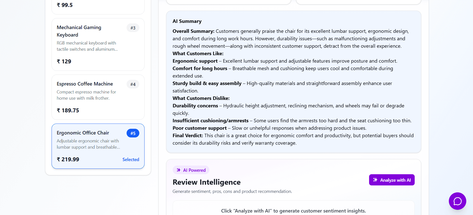 Product Review Analytics Platform image 2