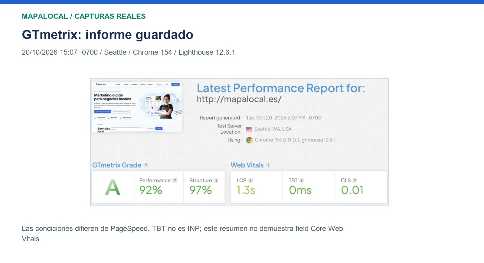MapaLocal - WordPress Website & PageSpeed 98 image 2