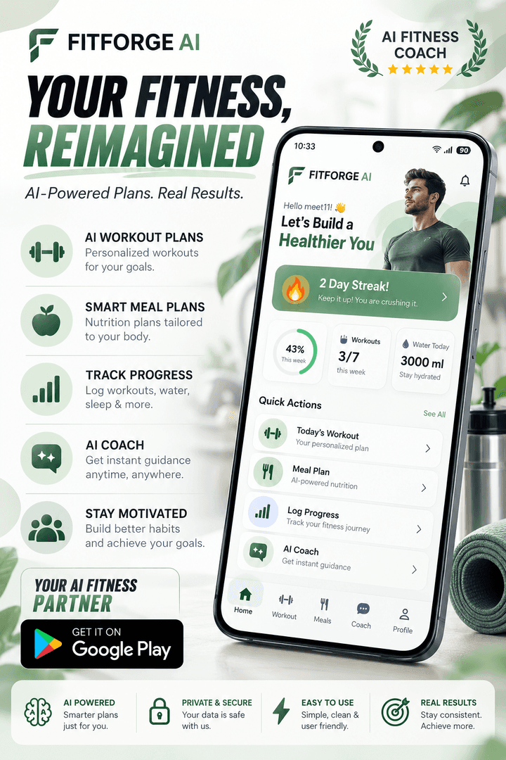 FitForge: AI Fitness & Diet image 2
