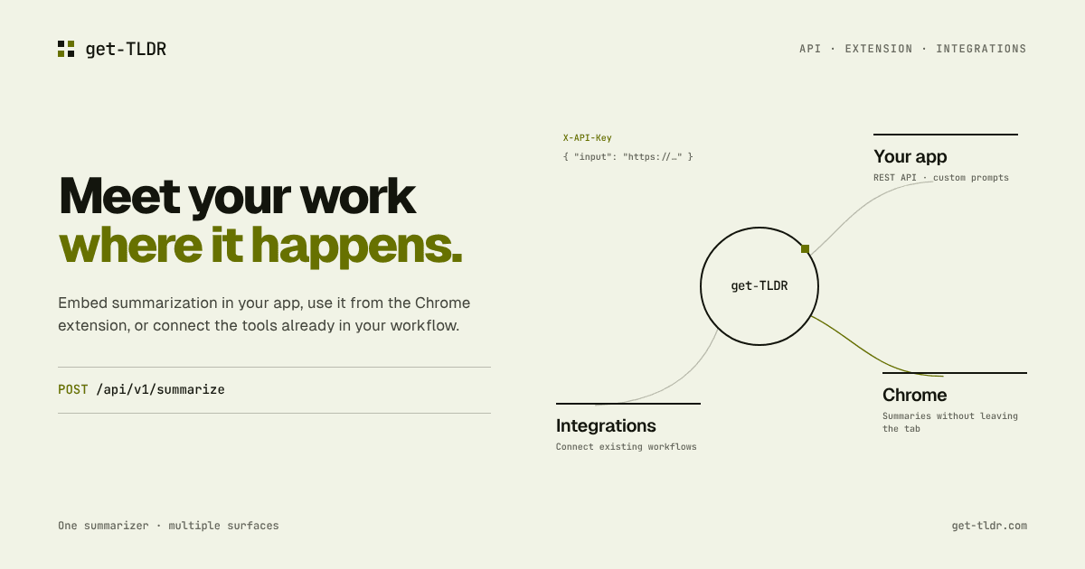 get TLDR — AI Summarizer with Custom Personas image 4