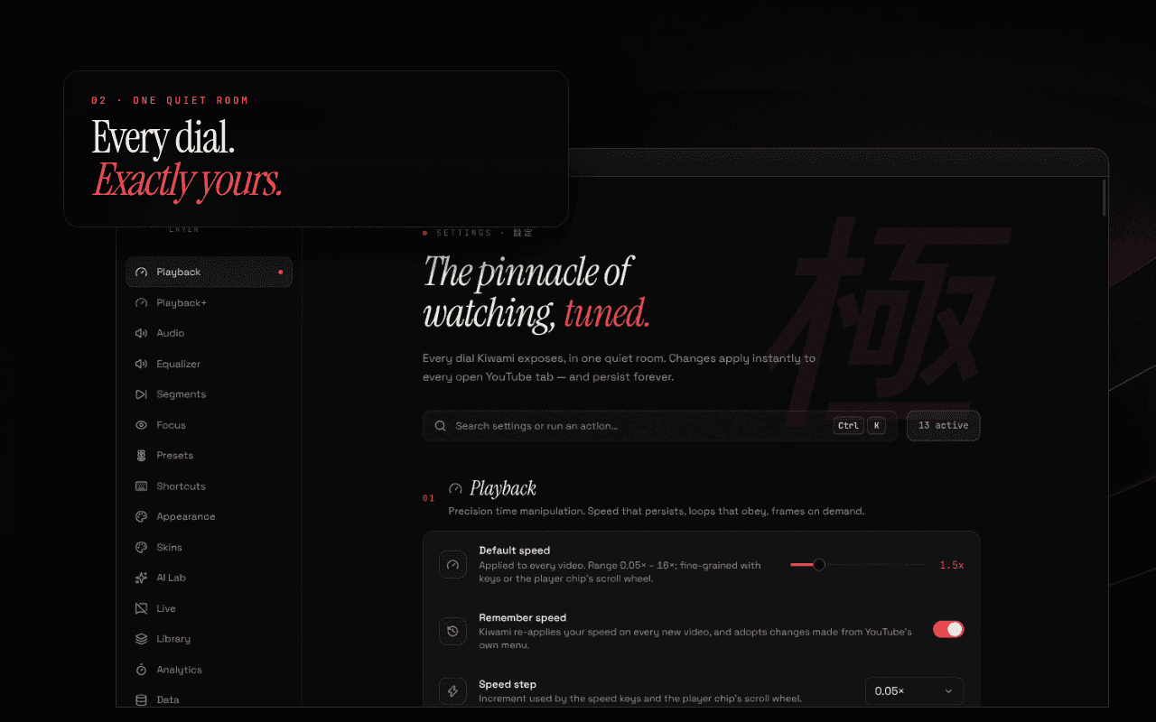 Kiwami: YouTube God Mode, Notes & AI image 2
