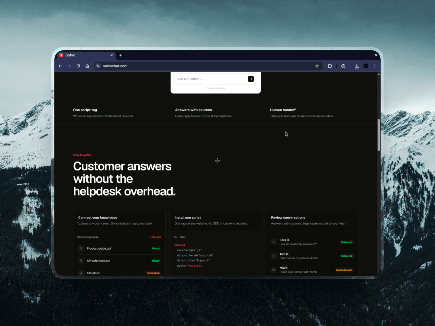 Solvo - AI Customer Support Platform image 2