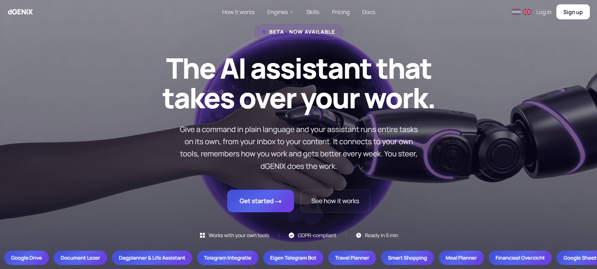 dGENIX | The AI assistant that does your work image 1