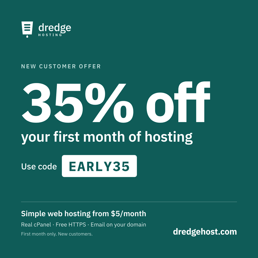 Dredge Host | Simple Web Hosting image 2