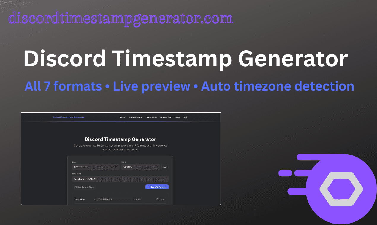 Discord Timestamp Generator image 1