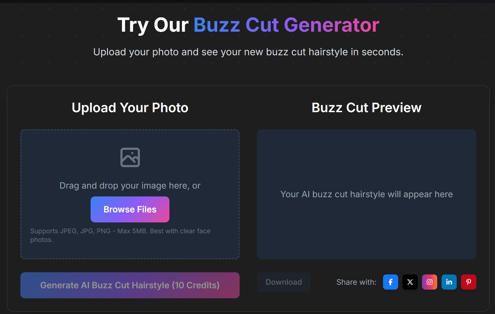 AI Buzz Cut image 2