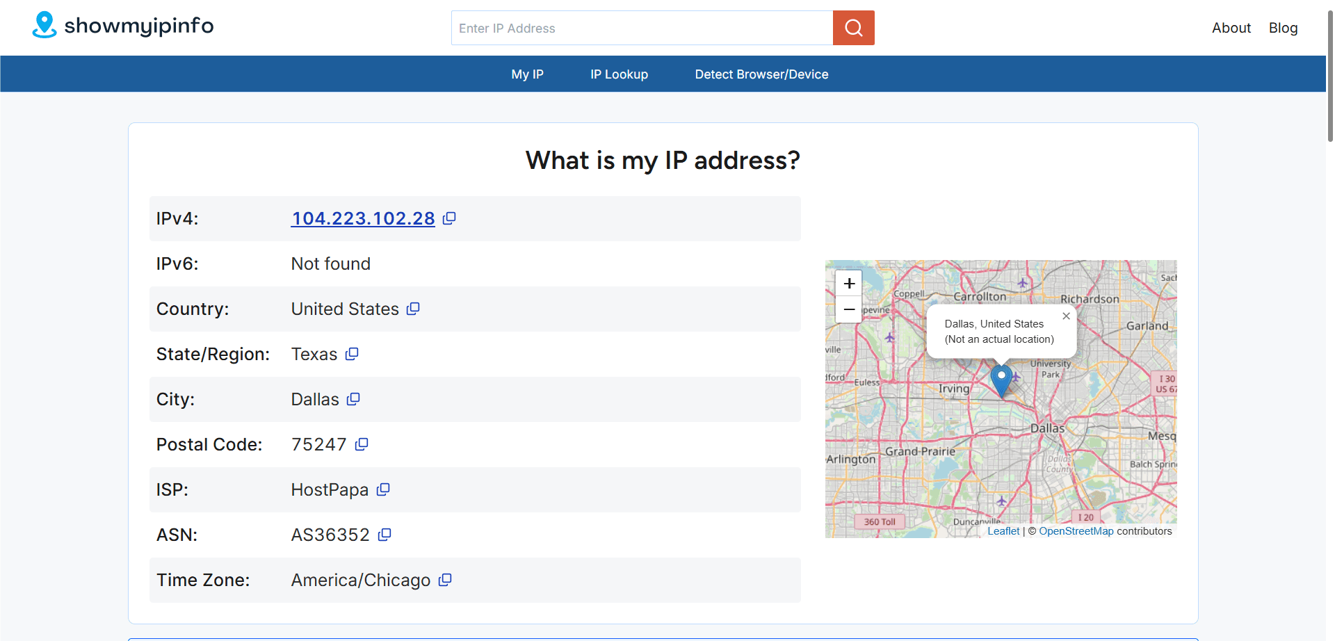 Show My IP Info image 1