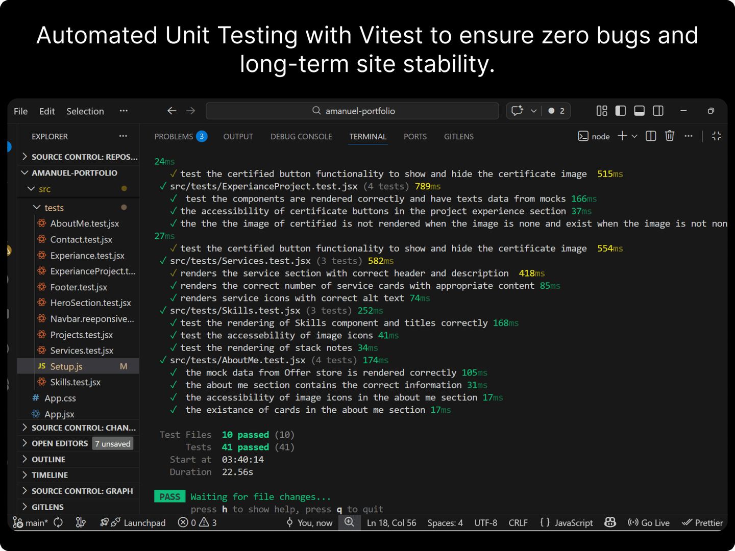 High-Performance React Portfolio image 4