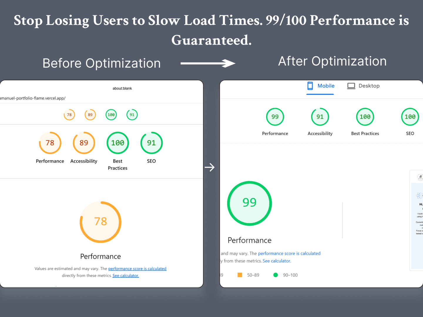High-Performance React Portfolio image 3
