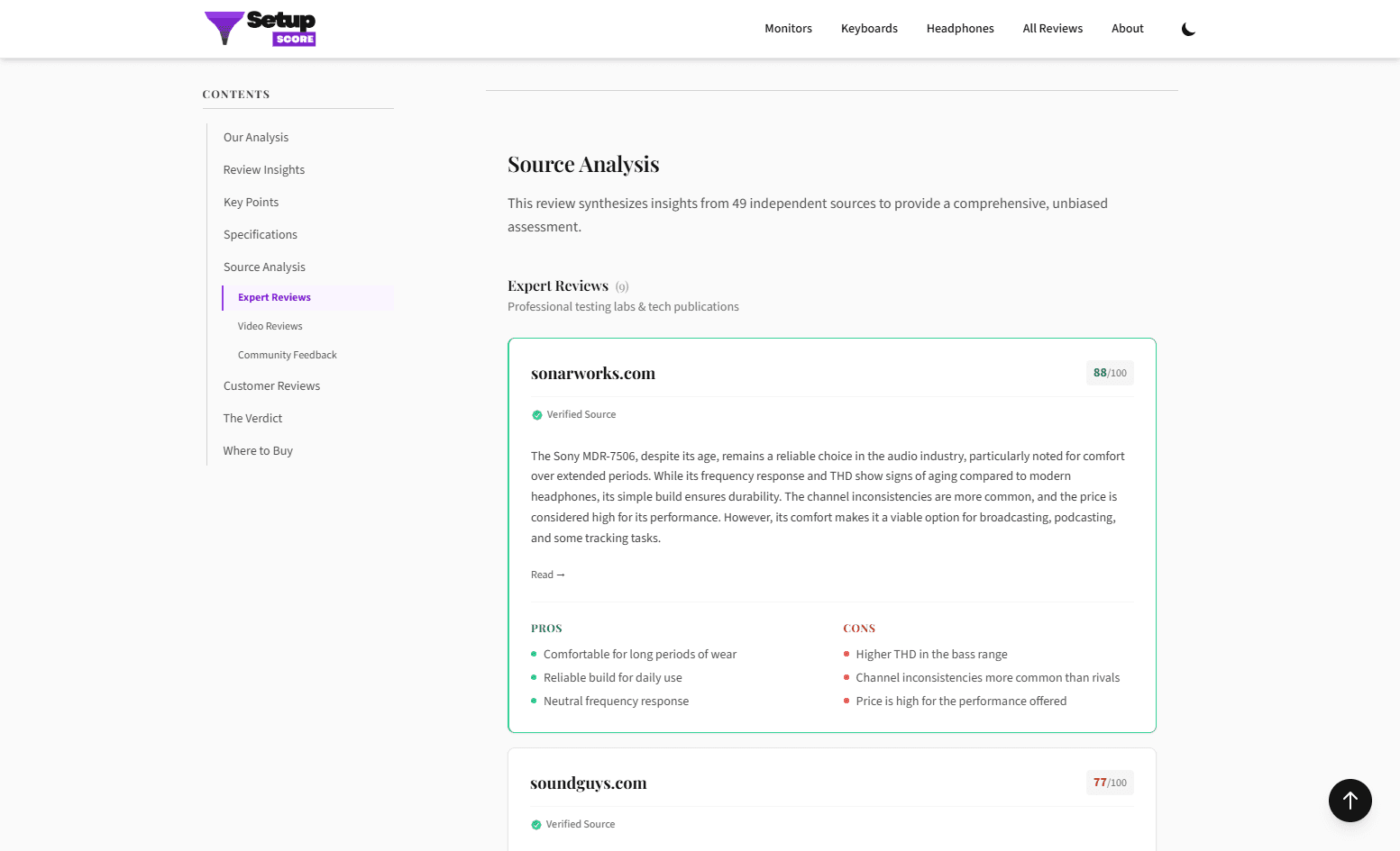 SetupScore  Thousands of reviews, one verdict image 3