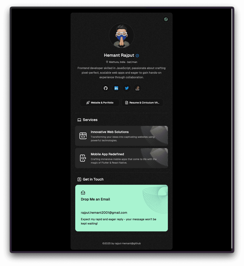 Landing page & Portfolio Website image 1