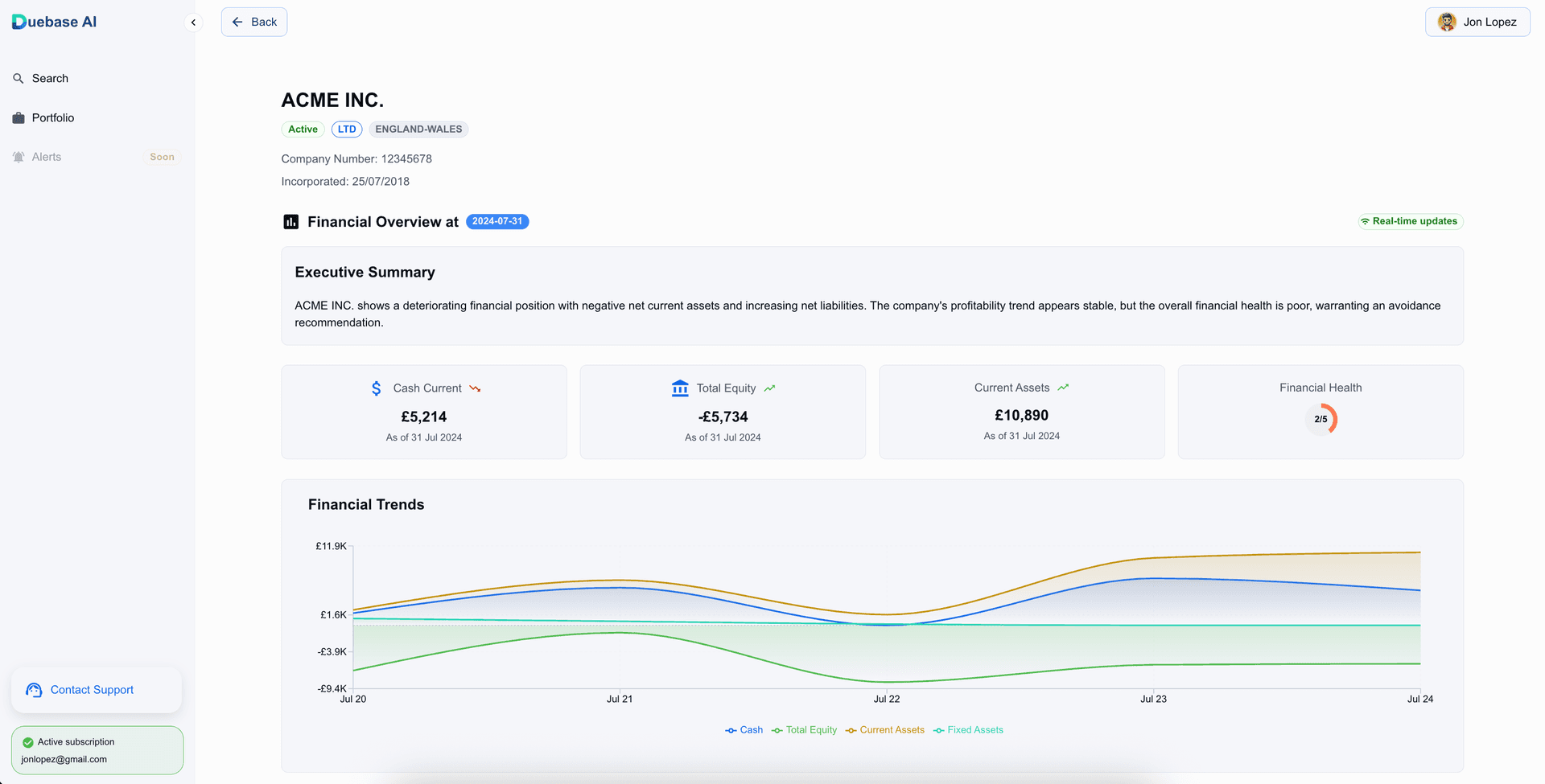 Duebase AI - AI Finance Intelligence image 1