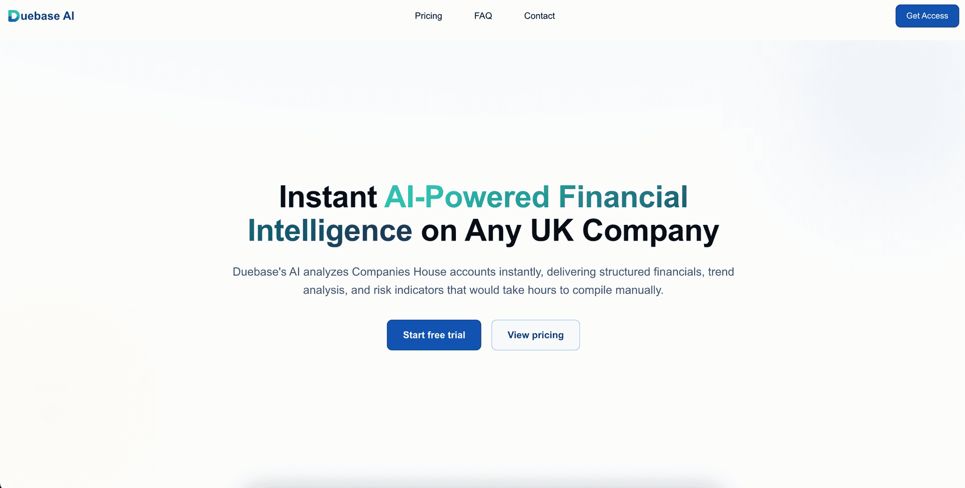 Duebase AI - AI Finance Intelligence image 2