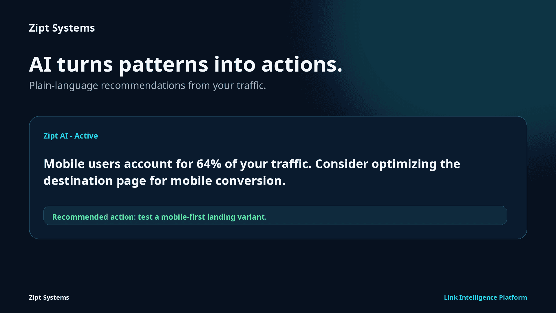 Zipt Systems - Link Intelligence Platform image 4