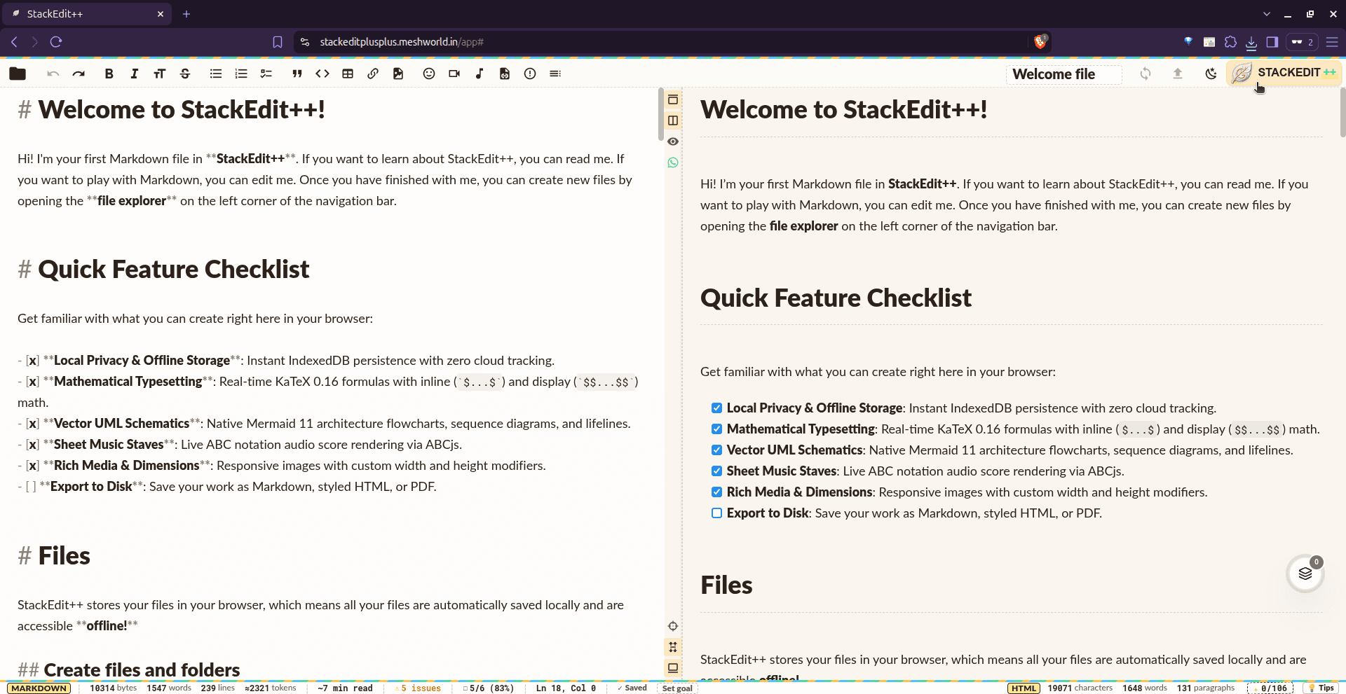 StackEdit++ image 1