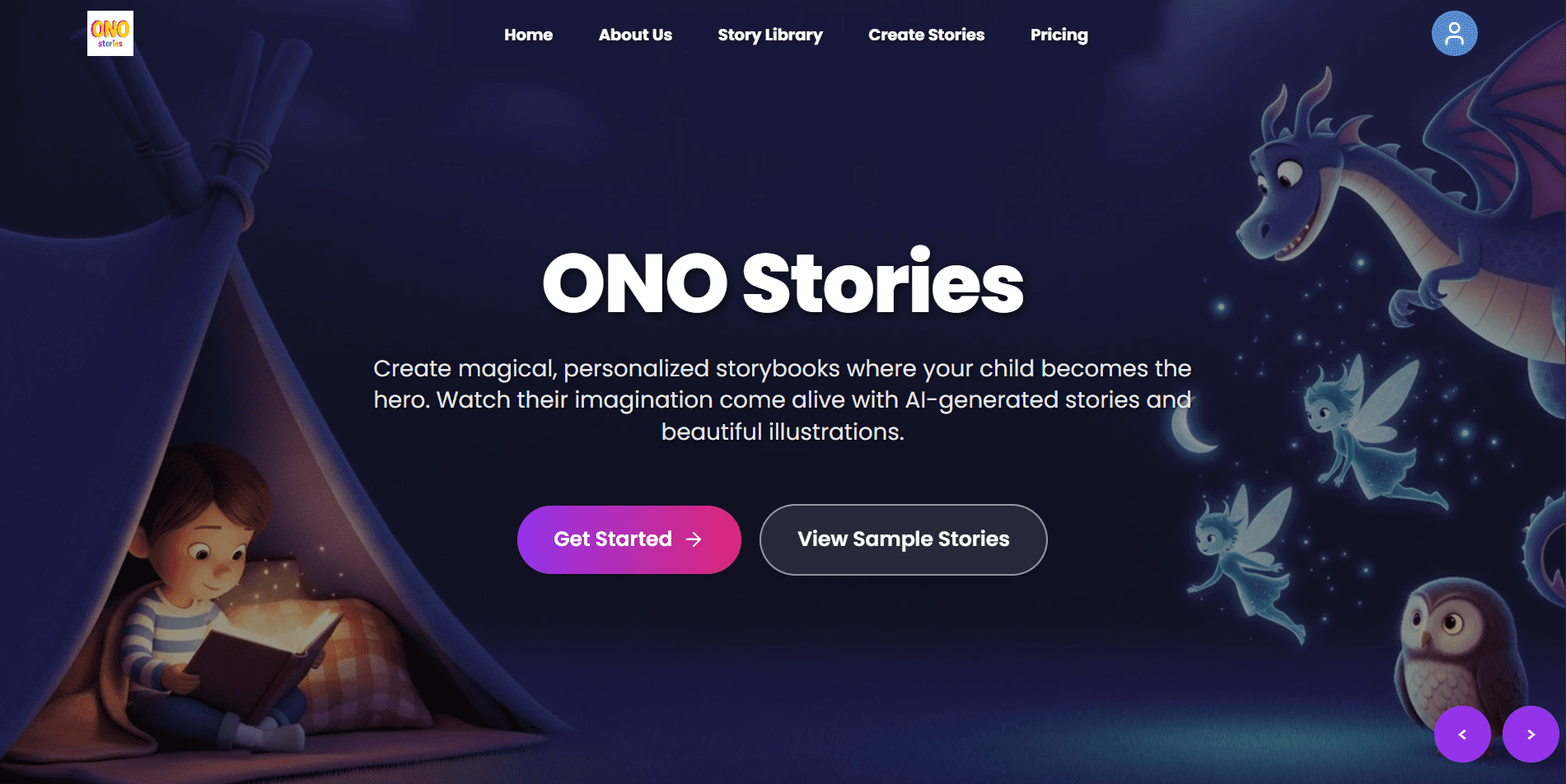 ONO Stories : Ai Education platfrom for Kids image 1