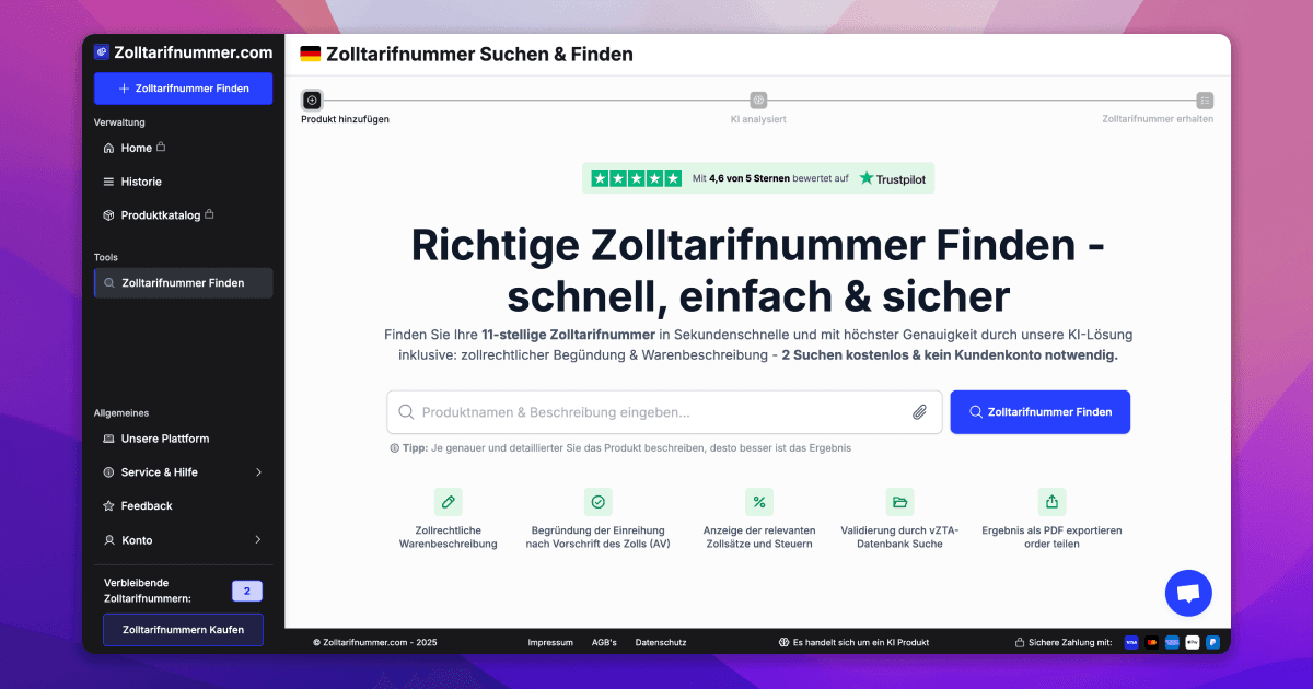 Zolltarifnummer.com image 2