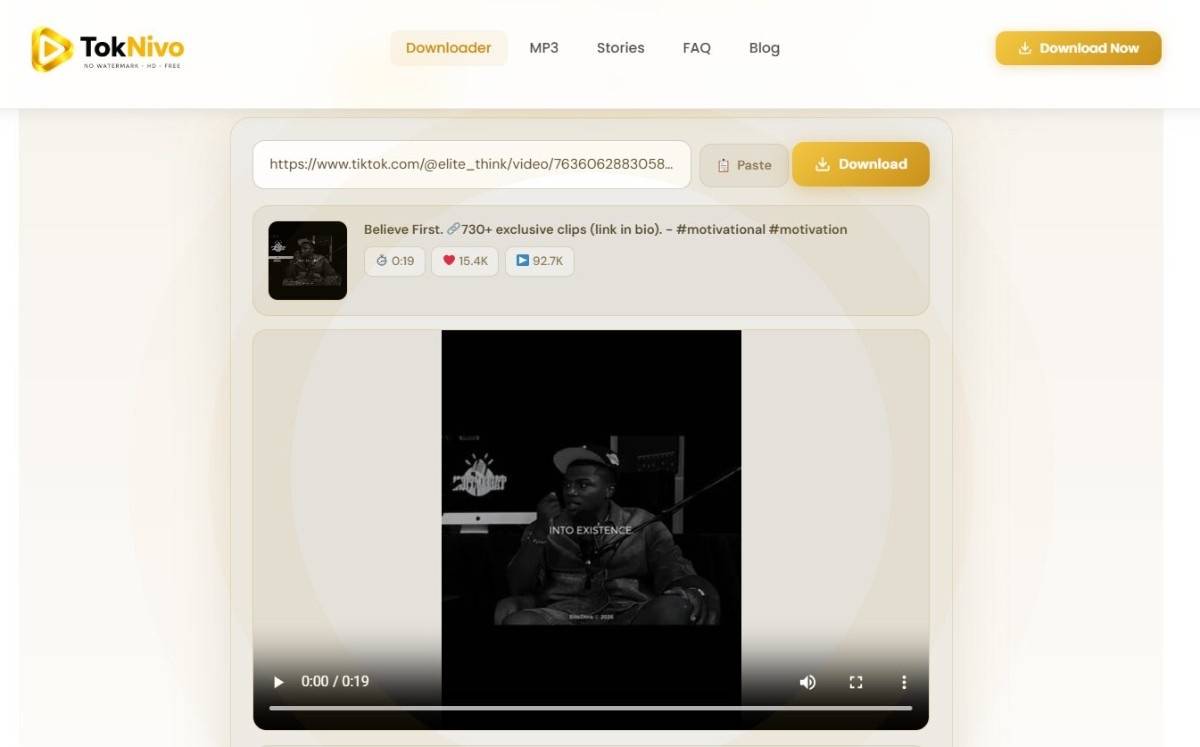 TokNivo - TikTok Video Downloader image 2