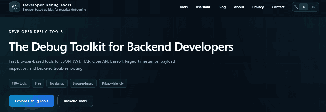 Developer Debug Tools image 1