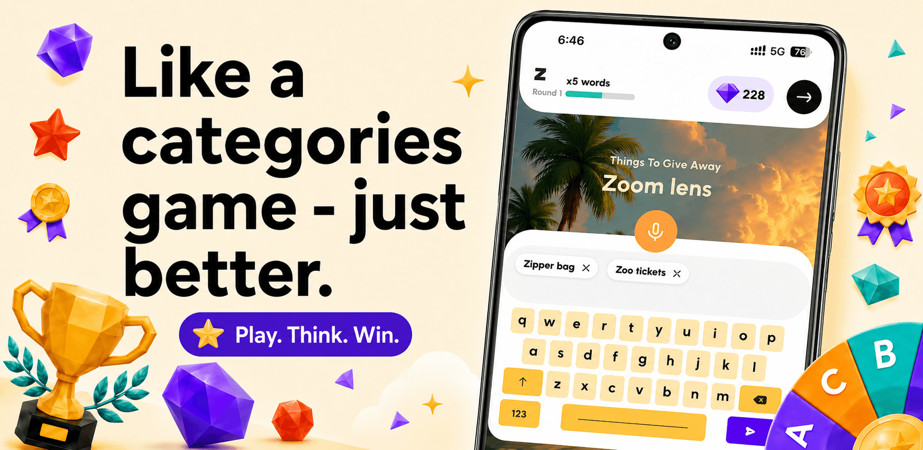 Categories & Word Game: Lexiloot image 2