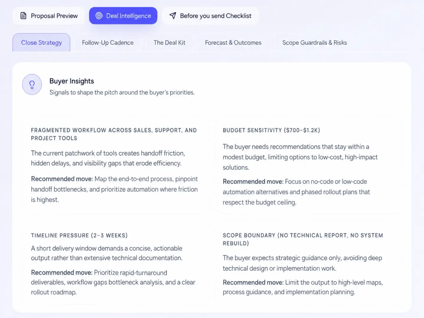 Winbrief - Proposals with Deal Guidance image 2