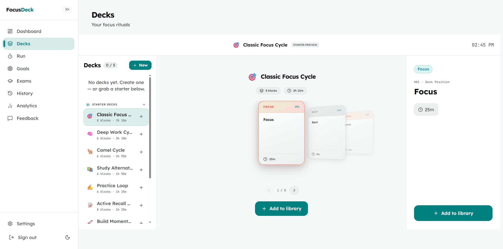 FocusDeck image 3