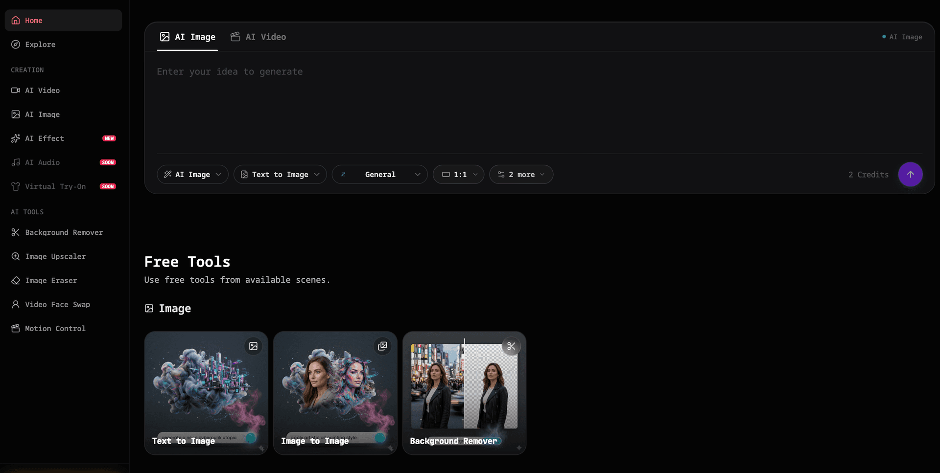 10b.ai – AI Image Generator & AI Video Genera image 1