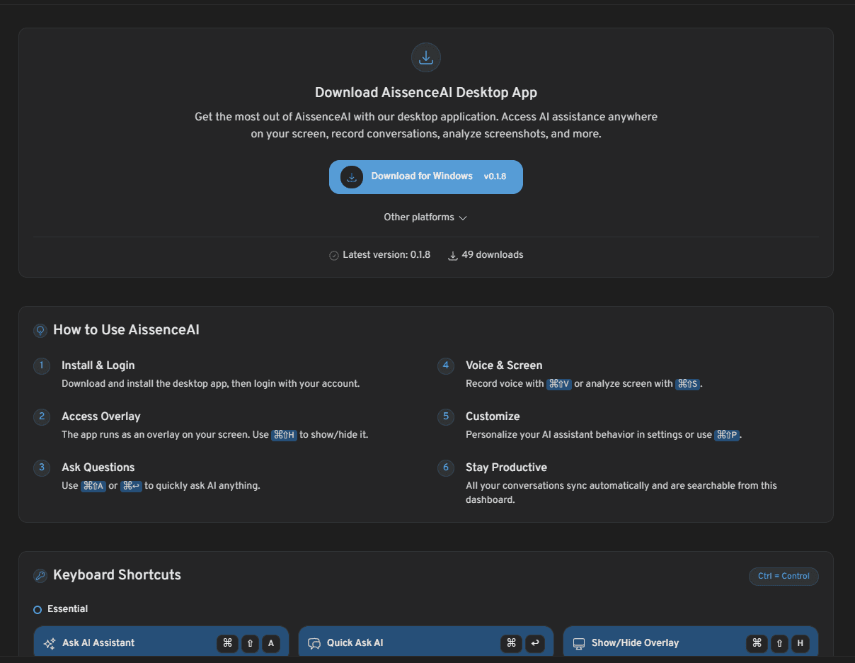 AissenceAI: Real-time AI Interview Coach image 5