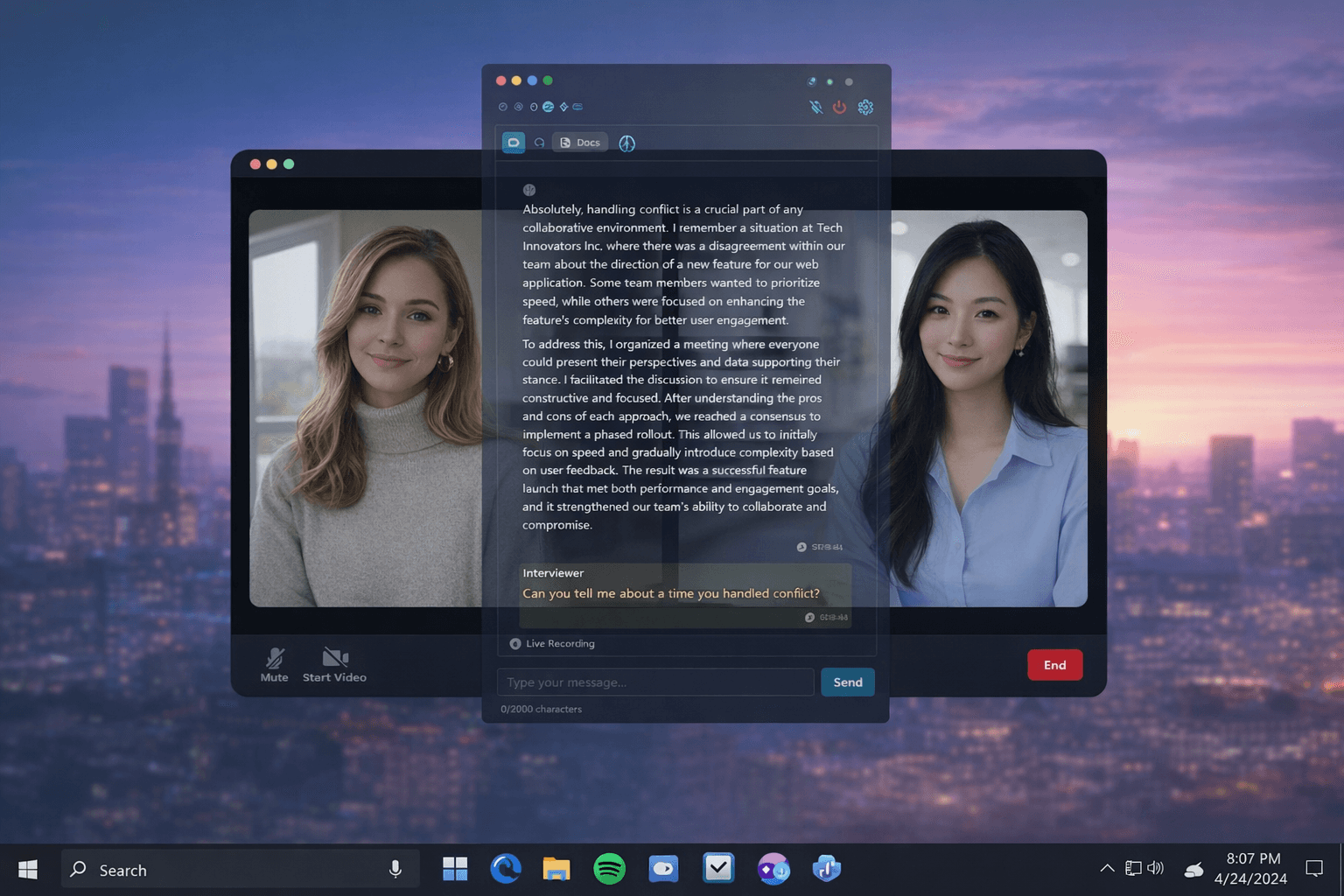 AissenceAI: Real-time AI Interview Coach image 3