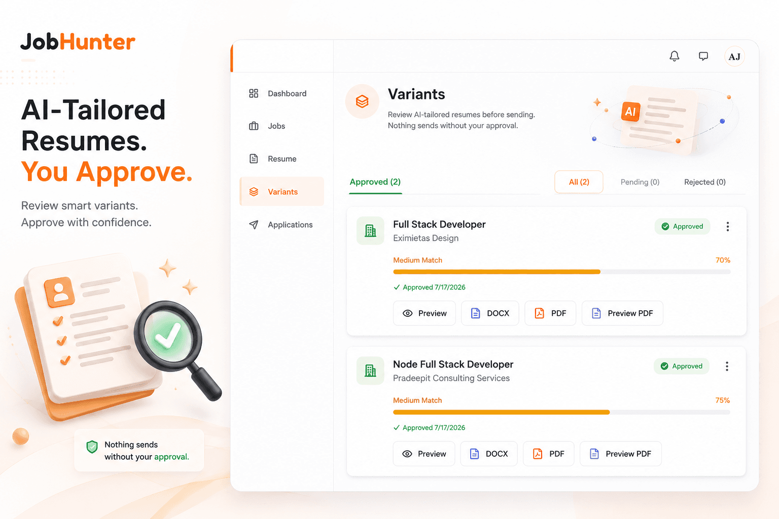 JobHunter — Land Your Next Job on Autopilot image 3