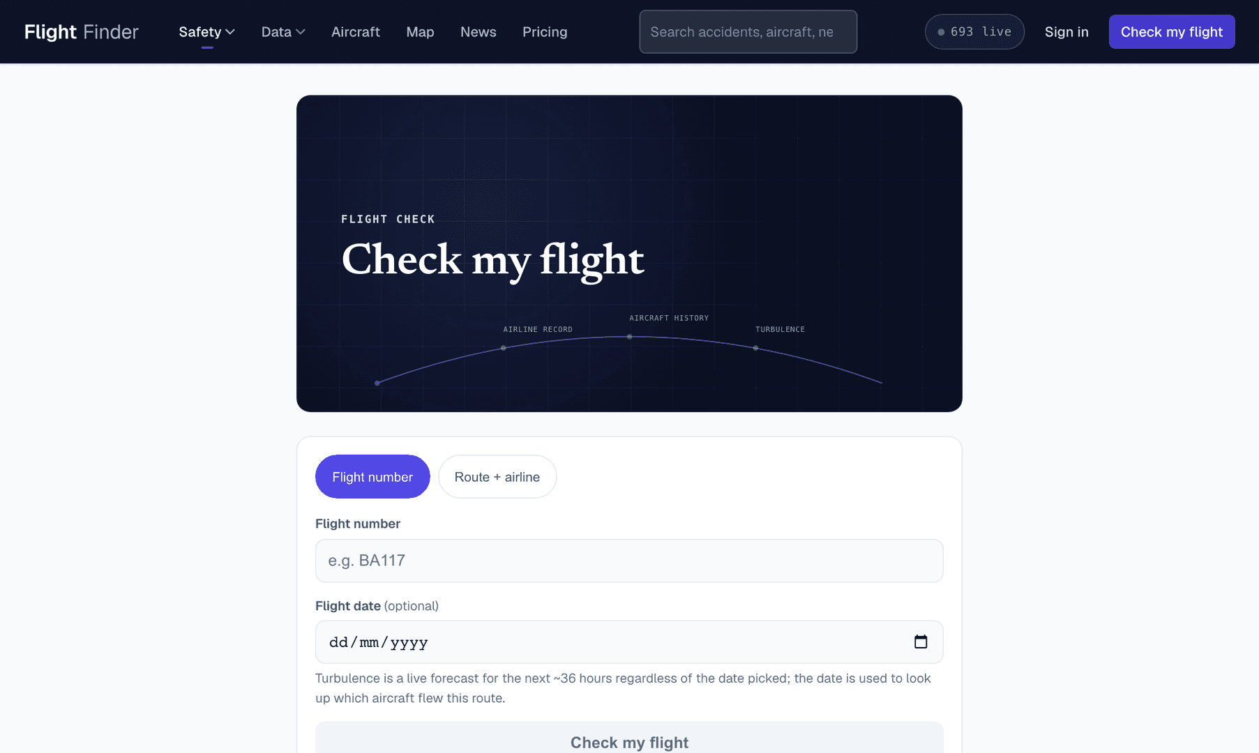 FlightFinder — aviation-safety data platform image 3