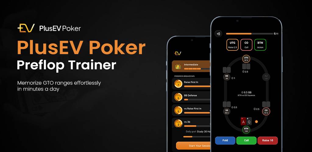 PlusEV GTO Poker Training App image 1