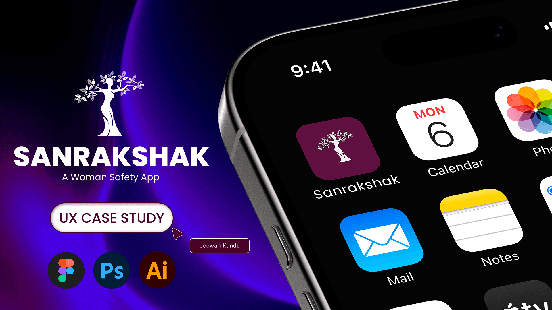 Sanrakshak App design image 1