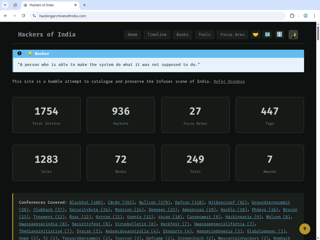 Hacking Archives of India image 1