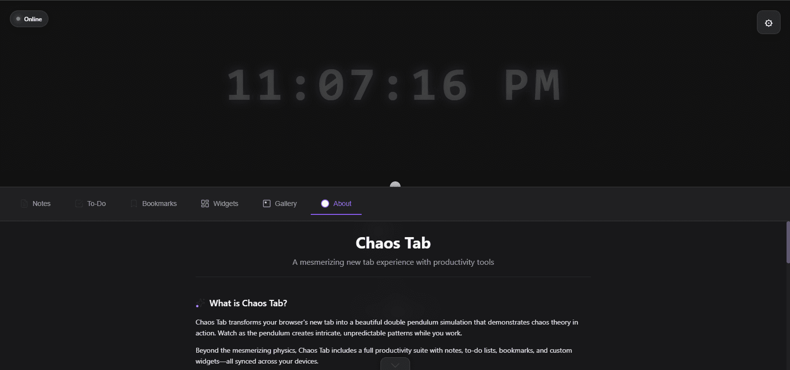 Chaos Tab image 3