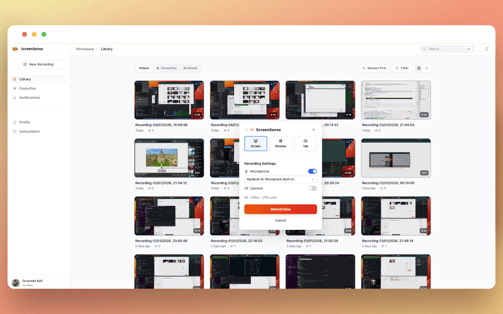 ScreenSense - Open Source Screen Recording image 4