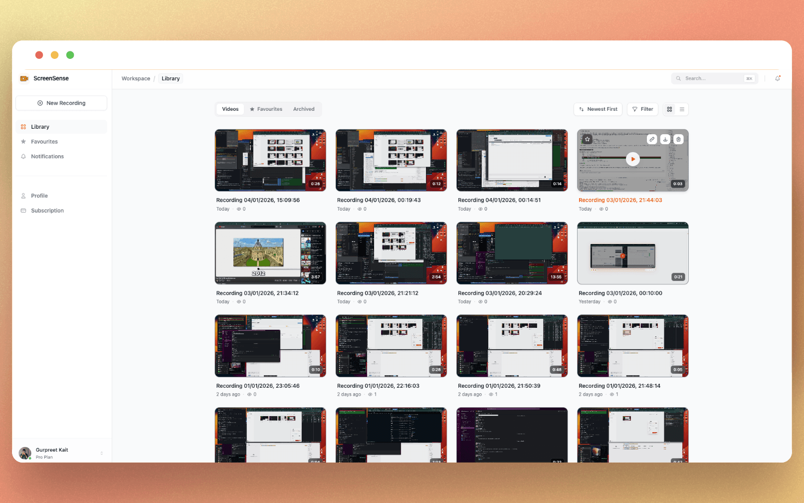 ScreenSense - Open Source Screen Recording image 2