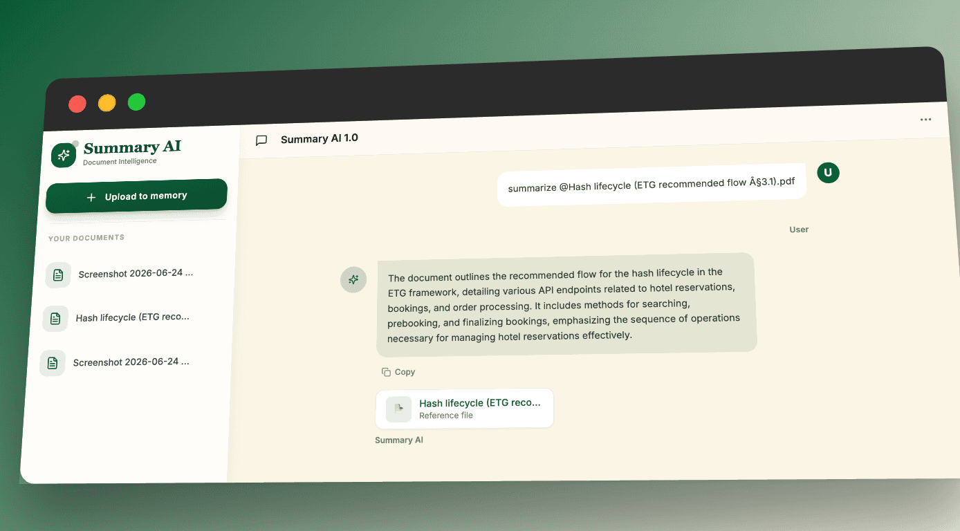 Summary AI - Document Intelligence Platform image 1
