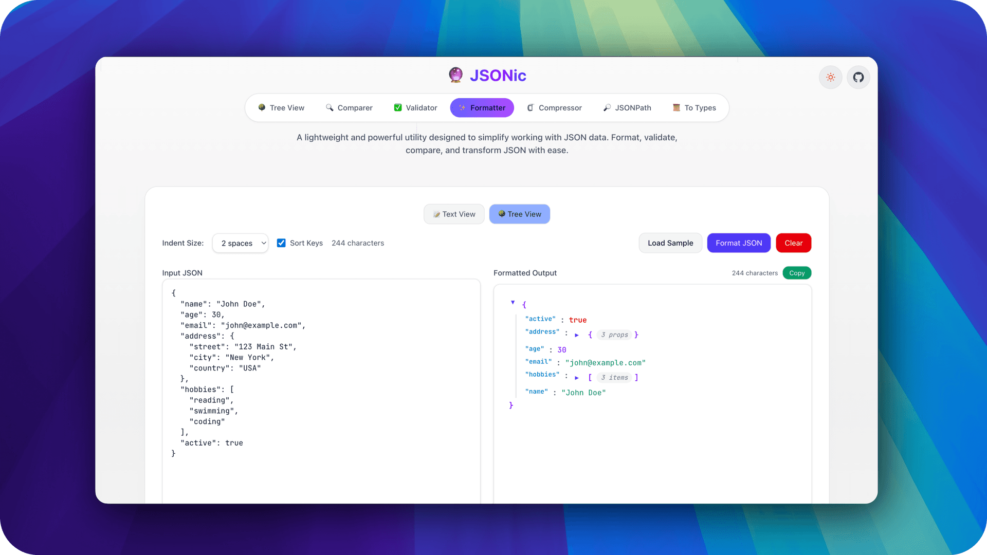 JSONic - Lightweight JSON Utility image 2