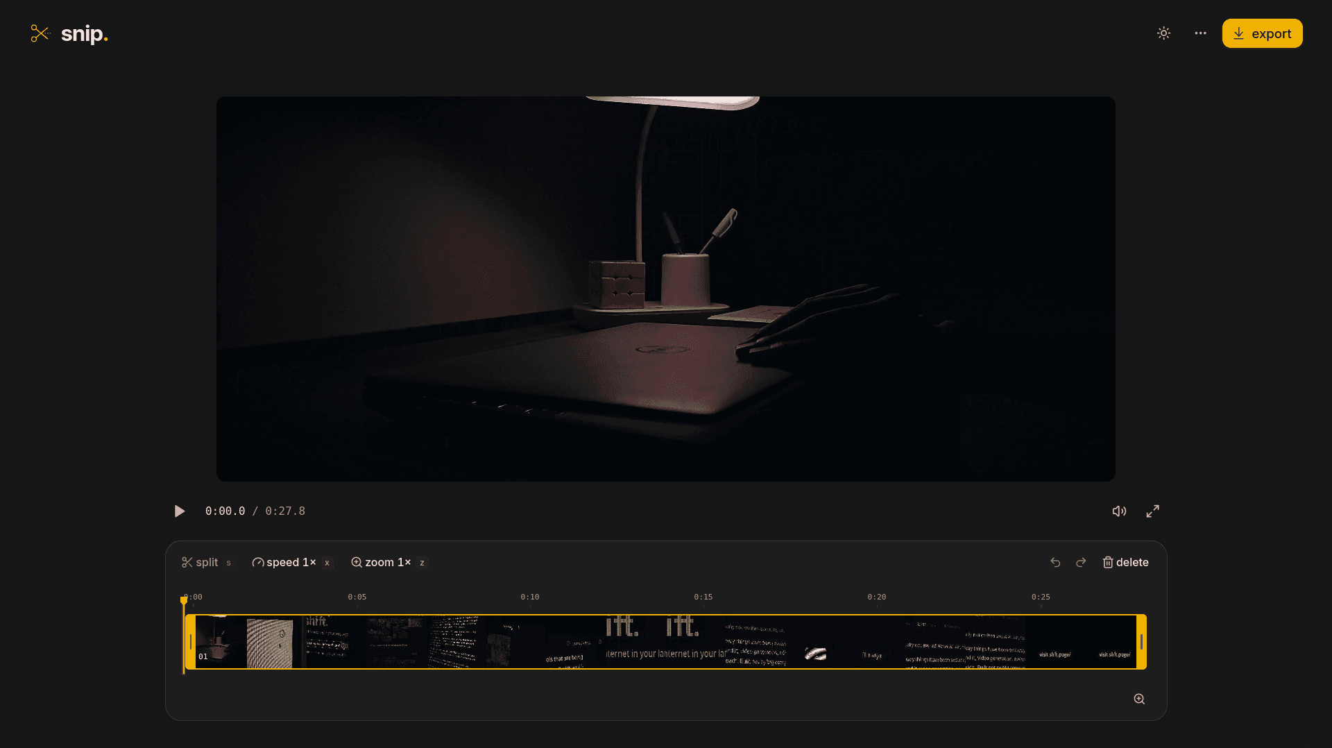 snip. - simple editor for web | no watermarks image 2