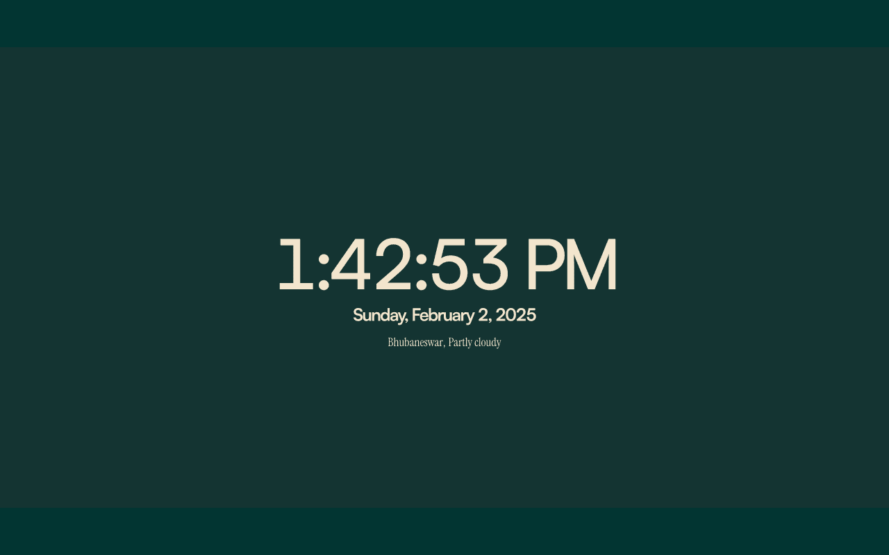My Clock Screen image 2