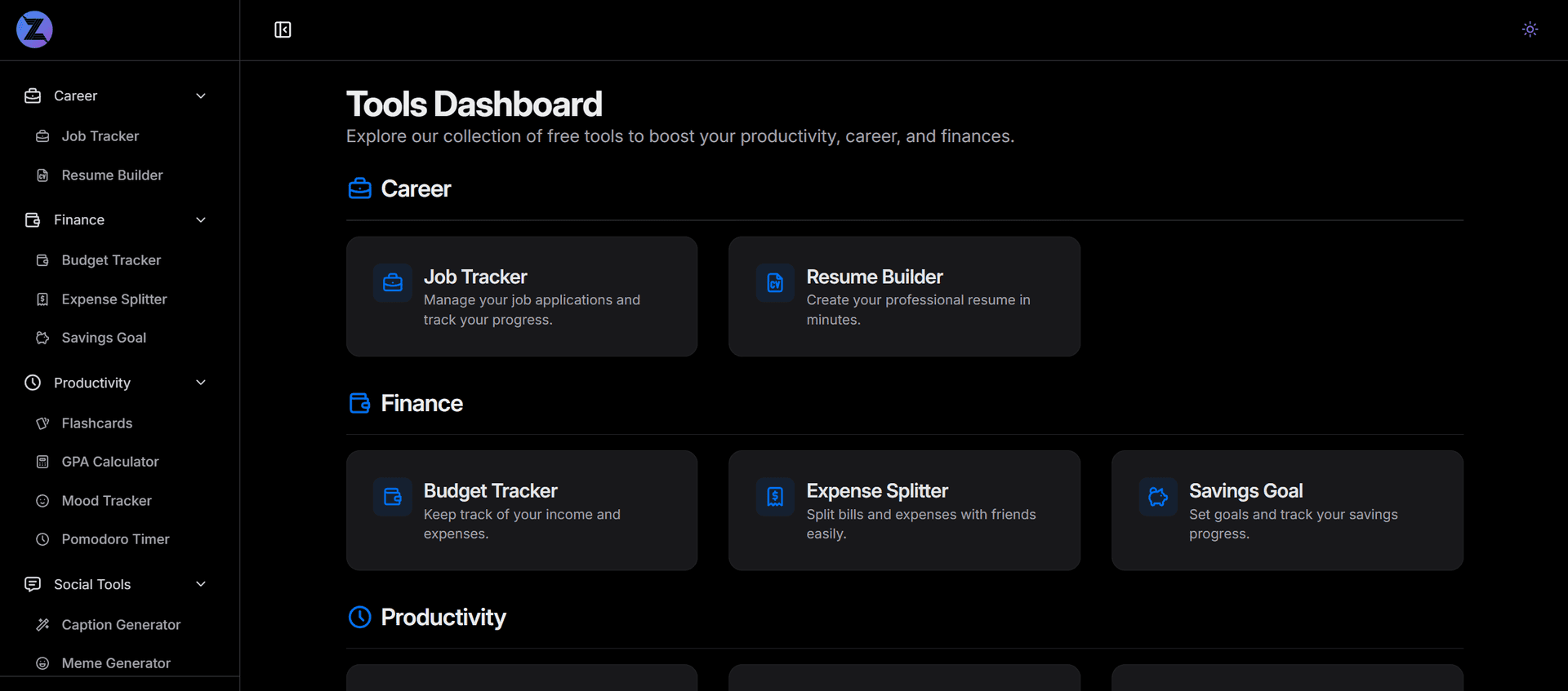 TheZHub - Free Career & Productivity Tools image 2