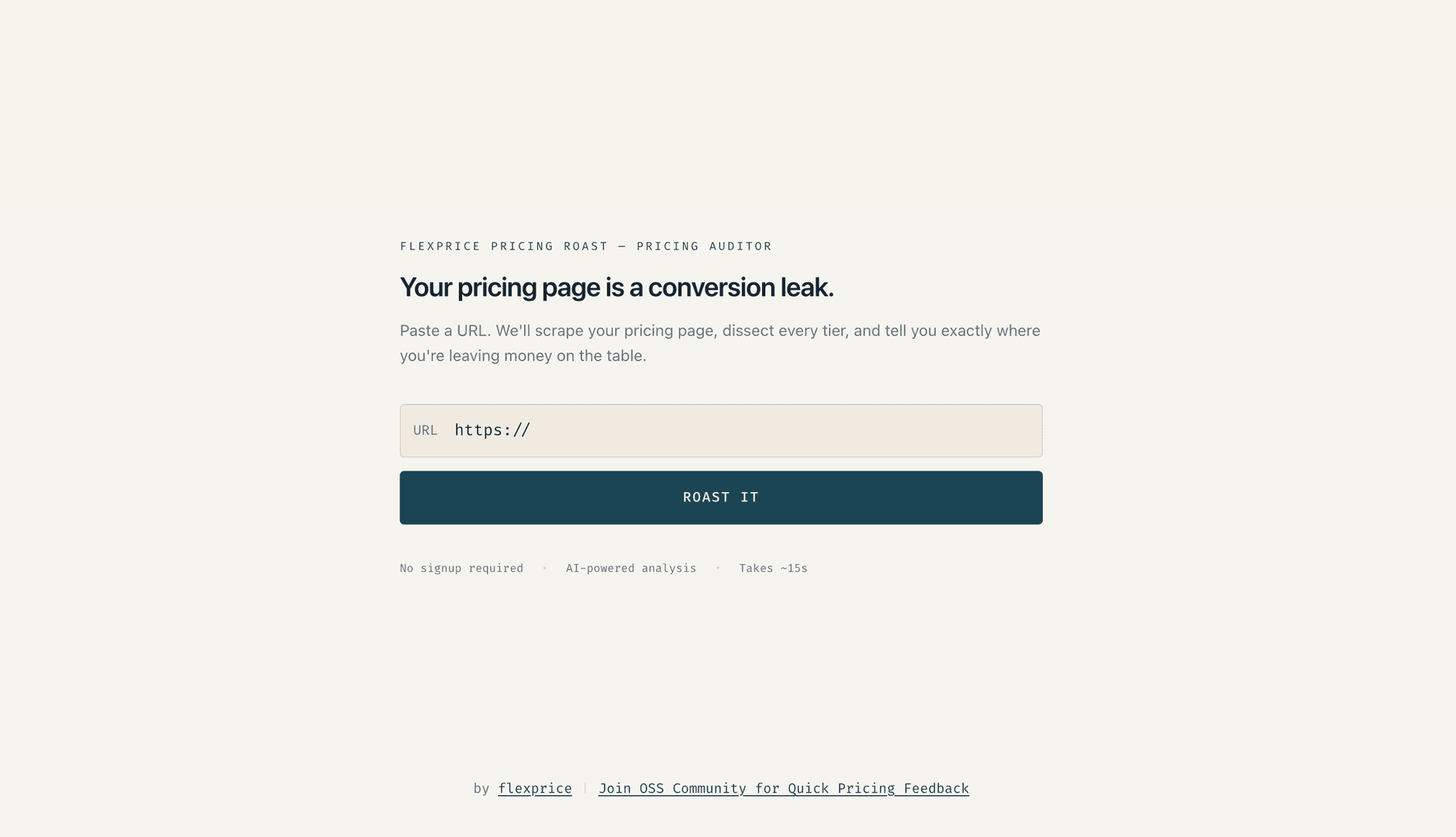 AI Pricing Page Roast | By Flexprice image 2