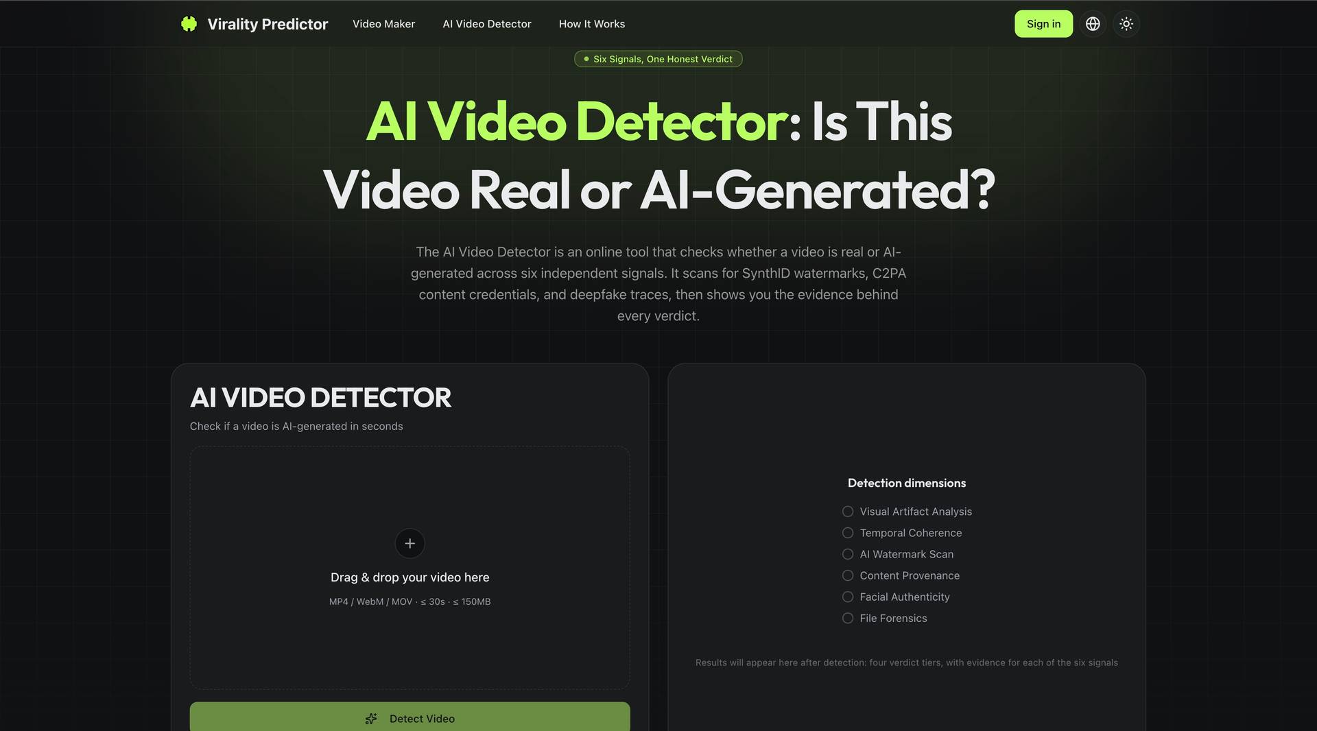 AI Video Detector image 1