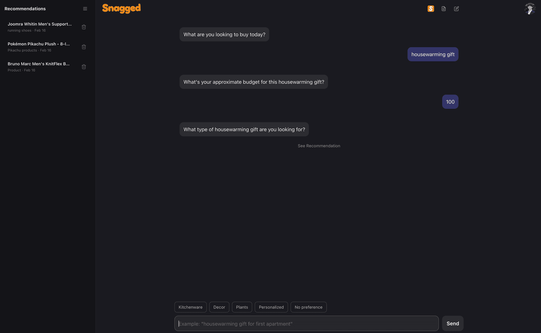 Snagged — Your AI Shopping Concierge image 2