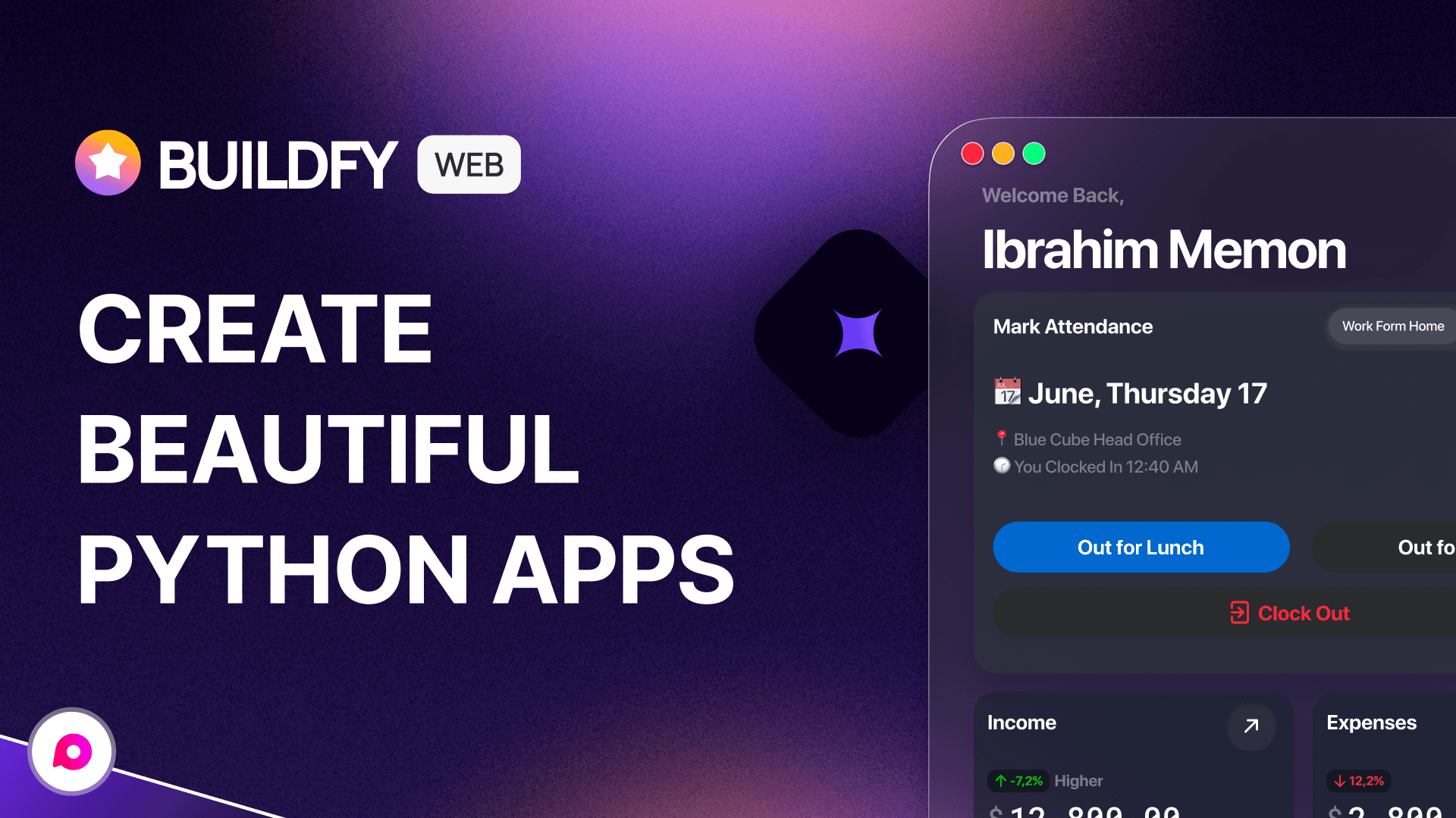 Buildfy Web - Visual Python GUI Builder image 2
