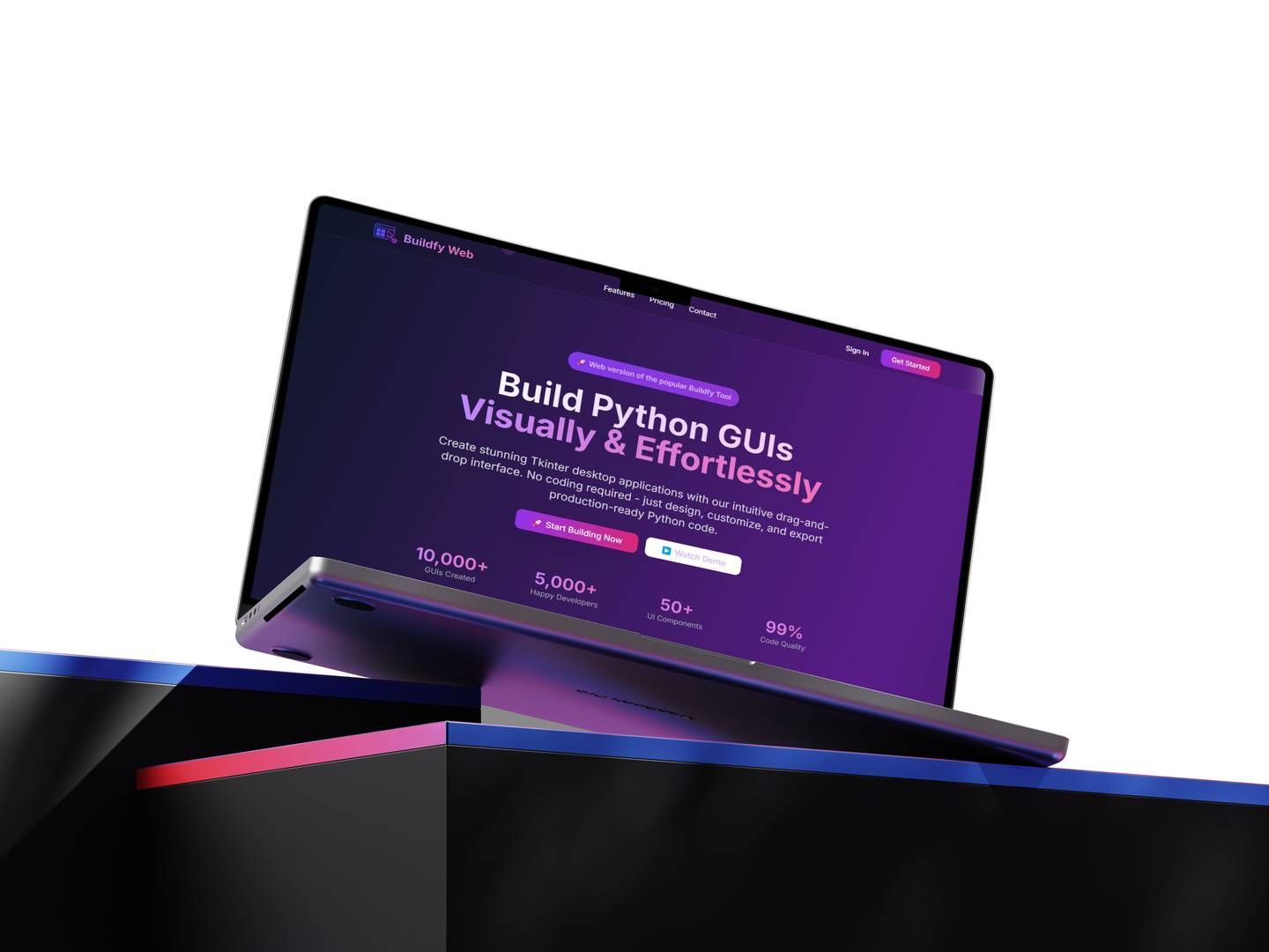 Buildfy Web - Visual Python GUI Builder image 3